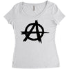 A logo Women's Triblend Scoop T-shirt