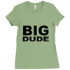 little dude Ladies Fitted T-Shirt