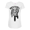 rock and roll Maternity Scoop Neck T-shirt