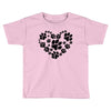 cat love paw Toddler T-shirt