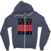 that's what she said funny white t shirt the office tv Zipper Hoodie