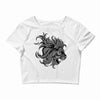 lion zentangle Crop Top