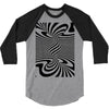 optical illusion 3/4 Sleeve Shirt