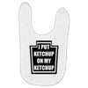new i put ketchup Baby Bibs