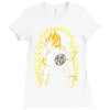Super Saiyan Goku DBZ Ladies Fitted T-Shirt