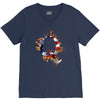 American Flag Q V-Neck Tee