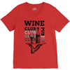 Wine Club V-Neck Tee