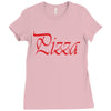 pizza Ladies Fitted T-Shirt