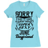 This Girl Is Taken By A Super Sexy June Boyfriend Ladies Fitted T-Shirt