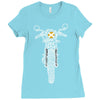 biker Ladies Fitted T-Shirt