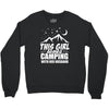 Camper Couple Girl White Crewneck Sweatshirt