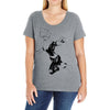 captain marvel 7 Ladies Curvy T-Shirt