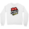 pizza time (2) Crewneck Sweatshirt