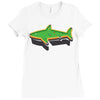 pool shark Ladies Fitted T-Shirt
