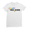 crazy for walking Ladies Fitted T-Shirt