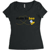 Mom to Bee Baby Boy Women's Triblend Scoop T-shirt