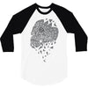 skull triangle 3/4 Sleeve Shirt