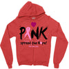 pink spread the hope Zipper Hoodie
