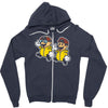 paper bad duo Zipper Hoodie