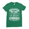 Dear Daddy... Ladies Fitted T-Shirt
