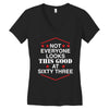 not everyone looks this good at sixty three Women's V-Neck T-Shirt