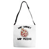 mo money mo pizzas 1 Adjustable Strap Totes
