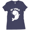 oh whale! Ladies Fitted T-Shirt