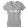 Chicana Women's V-Neck T-Shirt