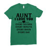 I Love You Aunt Ladies Fitted T-Shirt