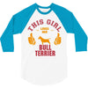 This Girl Loves Her Bull Terrier 3/4 Sleeve Shirt