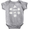 christmas gift carpe dm Baby Bodysuit