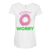donut worry Maternity Scoop Neck T-shirt
