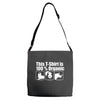 this t shirt is 100% organic Adjustable Strap Totes