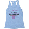 i crochet so i don't choke people save a life, send yarn Racerback Tank
