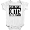 straight outta tilted towers Baby Bodysuit