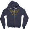 henna hylian symbol Zipper Hoodie