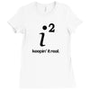 keepin' it real t shirt s m l xl 2xl 3xl funny math calculus pi nerdy Ladies Fitted T-Shirt