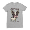 coffee makes me poop Ladies Fitted T-Shirt