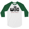 never forget casette diskette 3/4 Sleeve Shirt