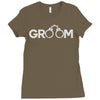 groom handcuffs Ladies Fitted T-Shirt