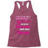 nanny was created because grandkids t shirt Racerback Tank