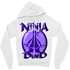 ninja dad Zipper Hoodie