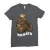 bear khabib Ladies Fitted T-Shirt