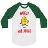 nugs not drugs 3/4 Sleeve Shirt