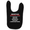 Smartass January Girl Baby Bibs