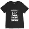 Never Underestimate A Papaw With An Engineer Degree V-Neck Tee