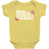 blessed sister with flower white color Baby Bodysuit