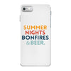 Summer Night Bonfires Beer iPhone 7 Case