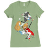 revenge of the damsels Ladies Fitted T-Shirt