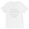 inhale confidence exhale doubt V-Neck Tee